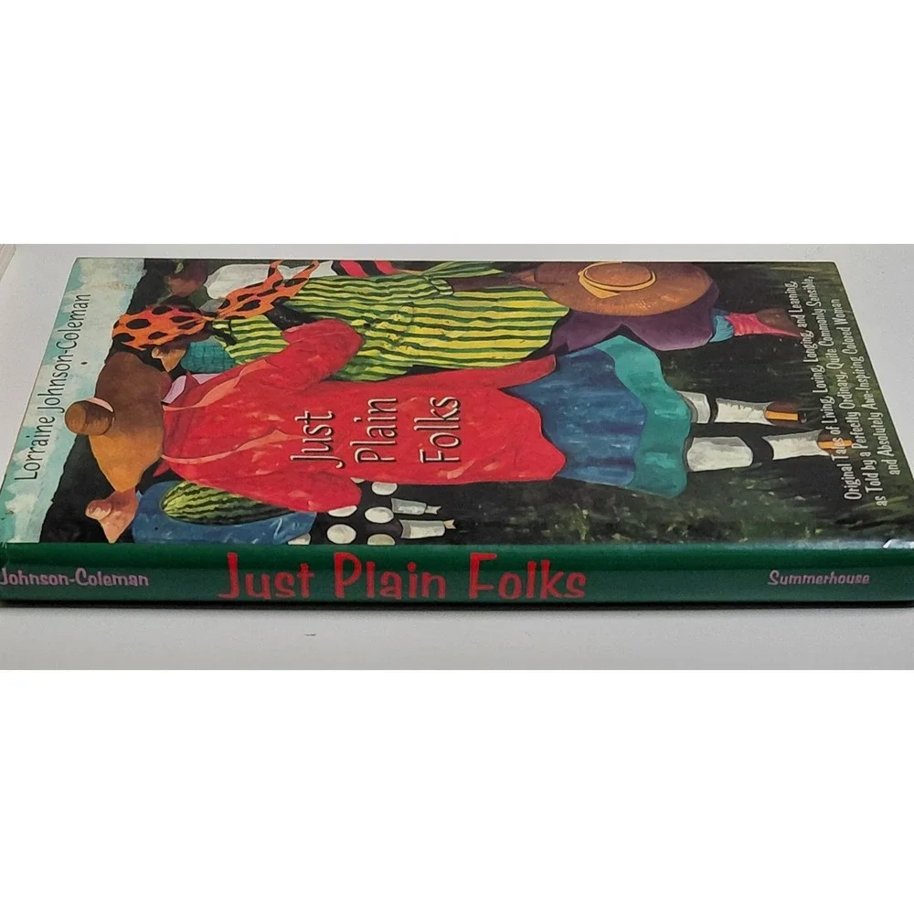 Just Plain Folks Lorraine Johnson Coleman SIGNED First Edition 1997 Hardcover